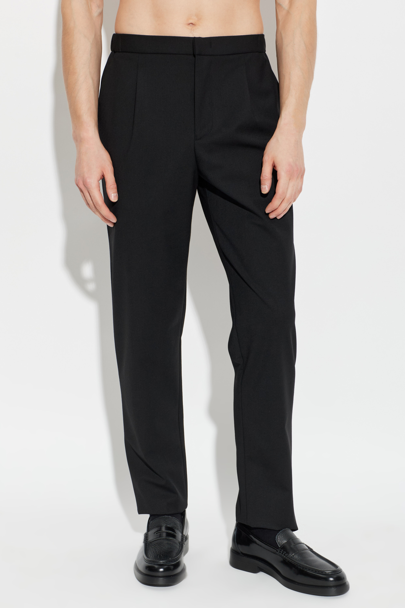 Emporio Armani Pleated trousers | Men's | Vitkac